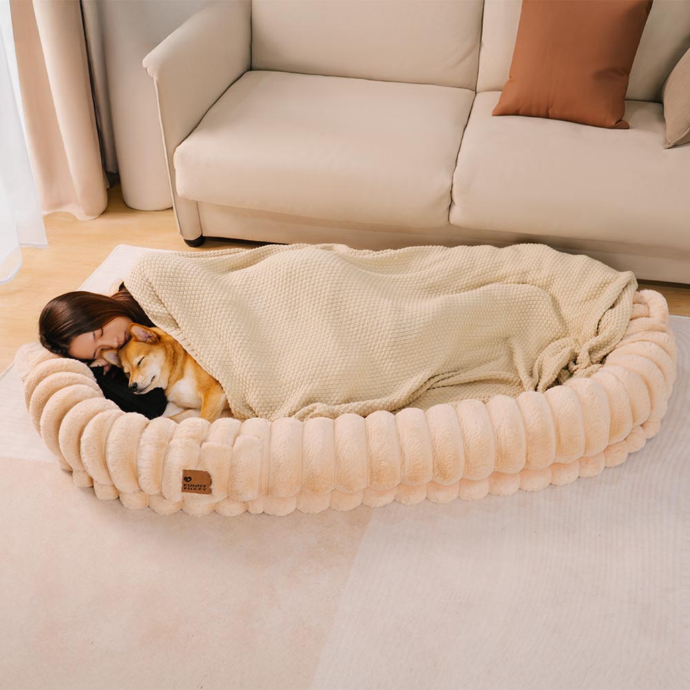 creamy plush super large donut human dog bed cuddle cradle creamy plush super large donut human dog bed cuddle cradle
