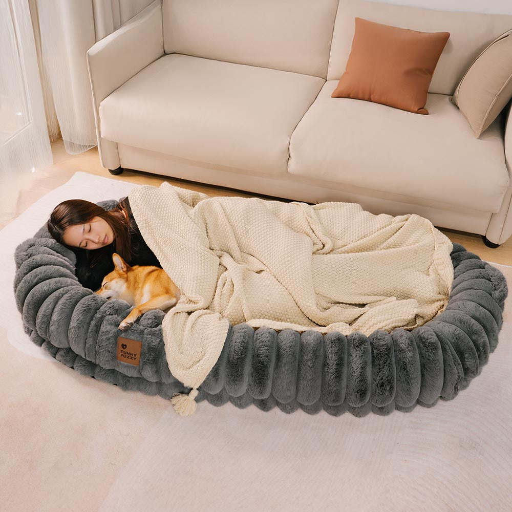 creamy plush super large donut human dog bed cuddle cradle creamy plush super large donut human dog bed cuddle cradle