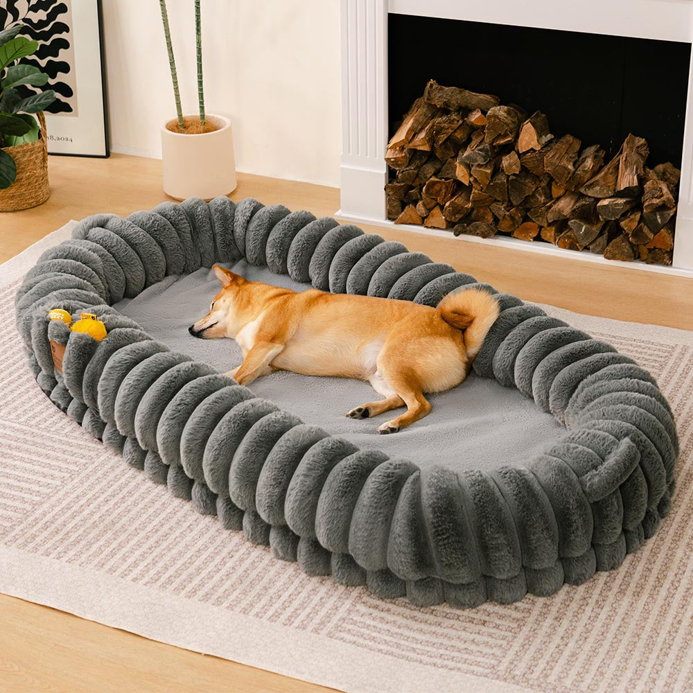 creamy plush super large donut human dog bed cuddle cradle creamy plush super large donut human dog bed cuddle cradle