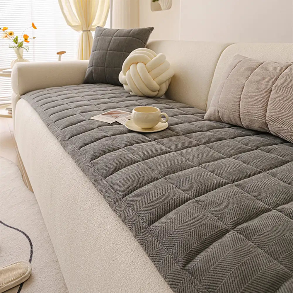 herringbone chenille elegant breathable sofa decoration non slip couch cover herringbone chenille elegant breathable sofa decoration non slip couch cover