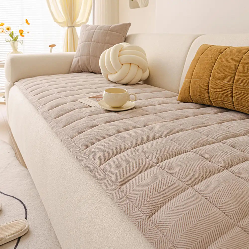 herringbone chenille elegant breathable sofa decoration non slip couch cover herringbone chenille elegant breathable sofa decoration non slip couch cover