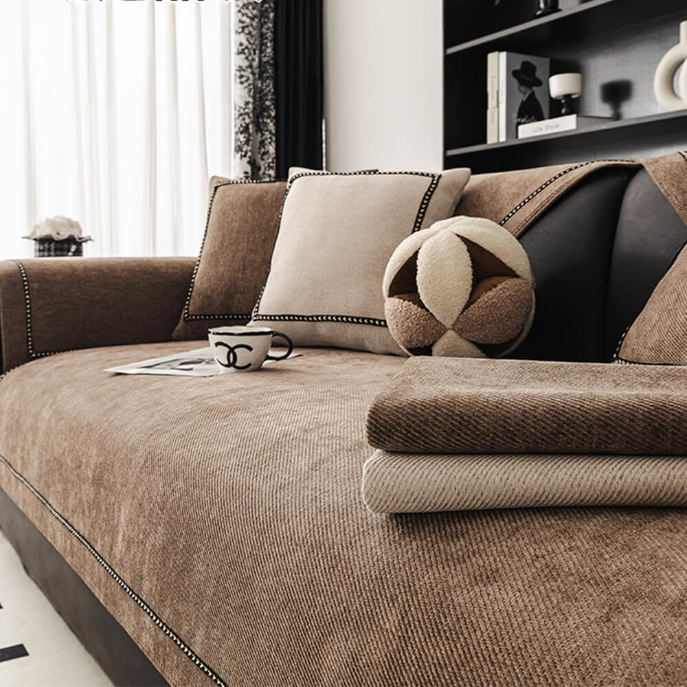 simple modern jacquard high weight non slip chenille couch cover simple modern jacquard high weight non slip chenille couch cover