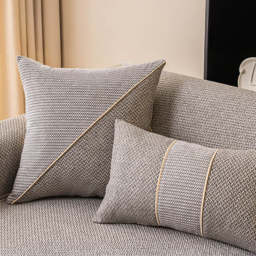 breathable woven cotton linen non slip couch cover breathable woven cotton linen non slip couch cover