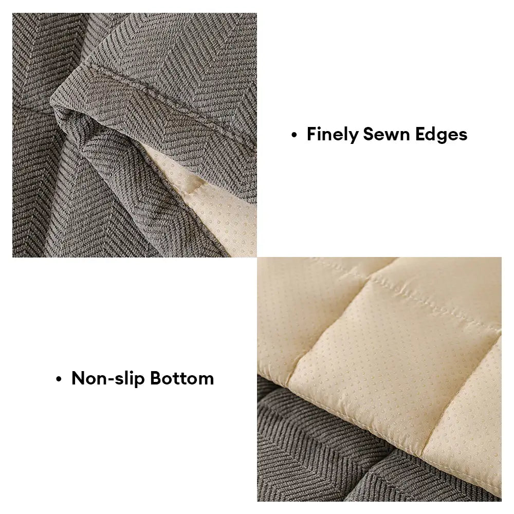 herringbone chenille elegant breathable sofa decoration non slip couch cover herringbone chenille elegant breathable sofa decoration non slip couch cover