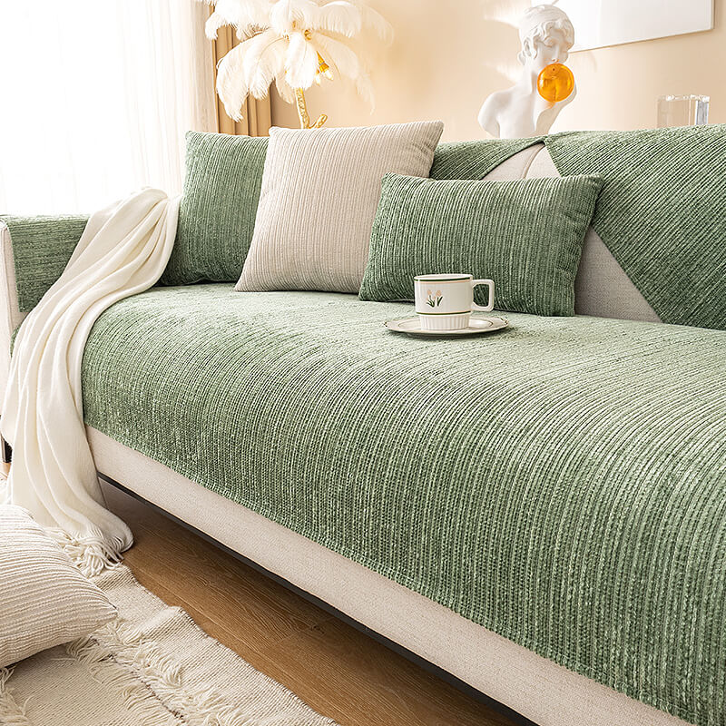 simple solid color chenille scratch resistant protective couch cover simple solid color chenille scratch resistant protective couch cover