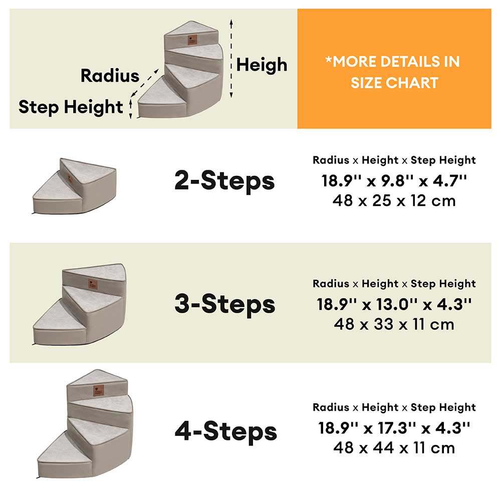 luxe water repellent faux leather removable spiral pet stairs stepease luxe water repellent faux leather removable spiral pet stairs stepease