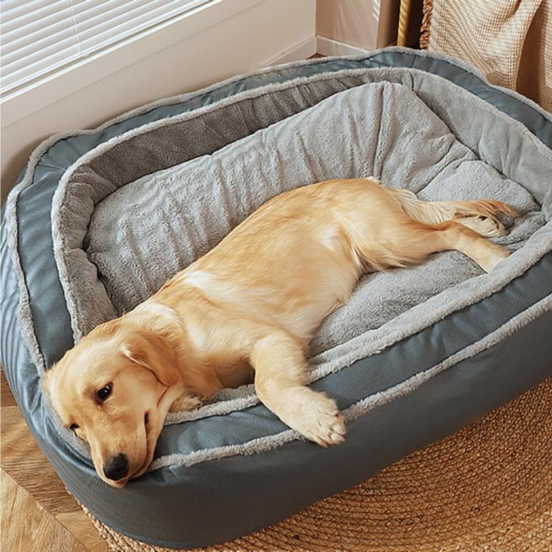 large warm deep sleeping bed dog bed large warm deep sleeping bed dog bed